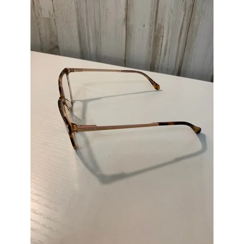 Draper James Eyeglass Frames Women Brown Tortoise 53-16-140